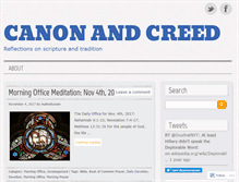 Tablet Screenshot of canonandcreed.com
